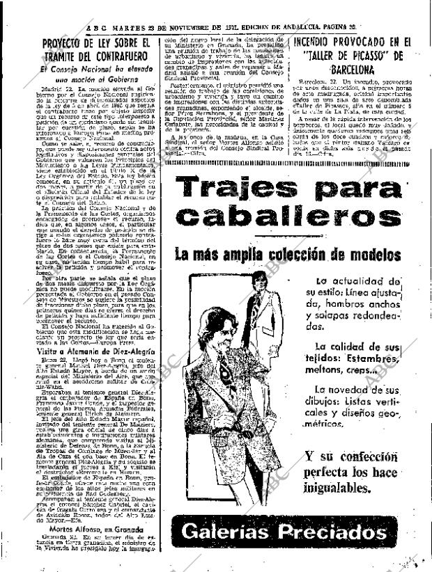 ABC SEVILLA 23-11-1971 página 35