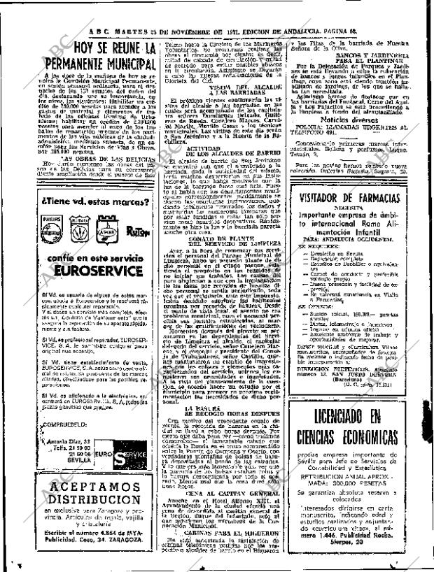 ABC SEVILLA 23-11-1971 página 48