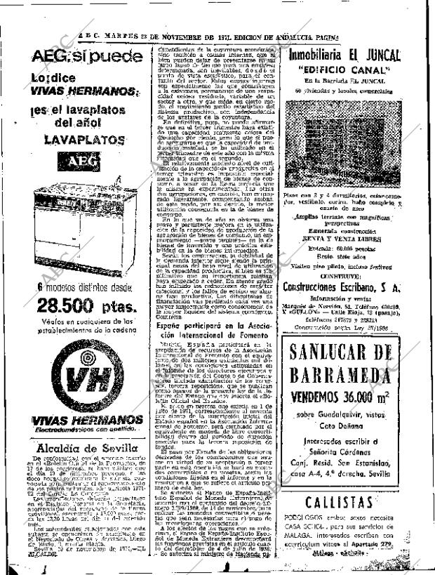 ABC SEVILLA 23-11-1971 página 80