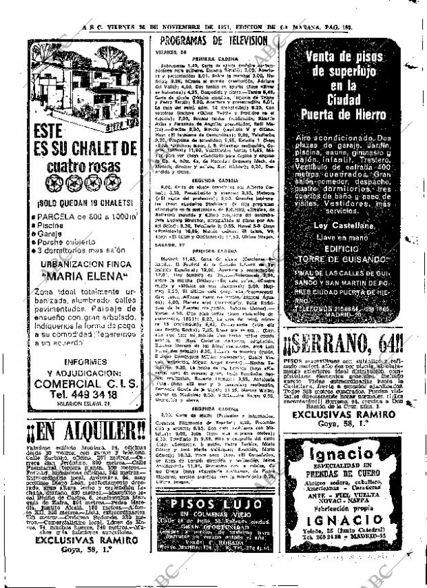 ABC MADRID 26-11-1971 página 103