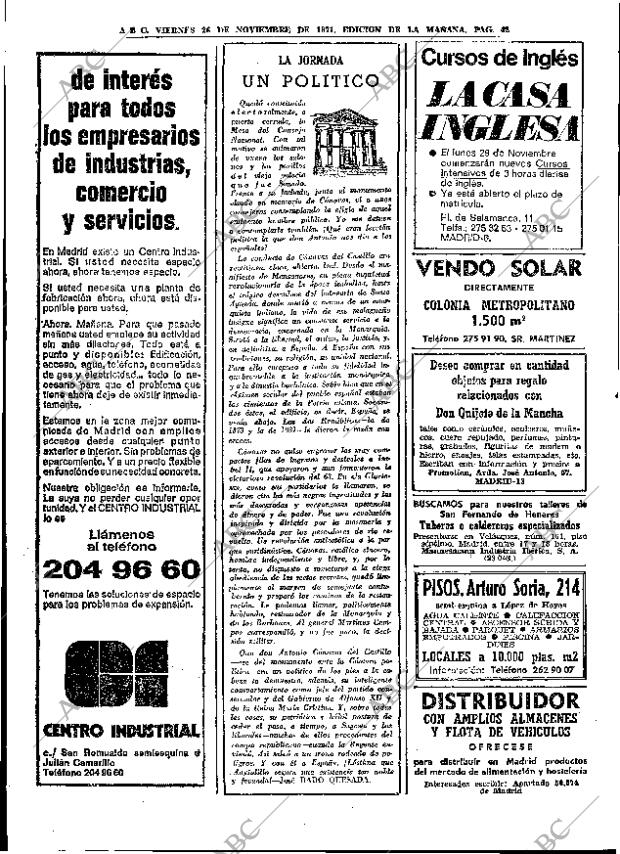 ABC MADRID 26-11-1971 página 42