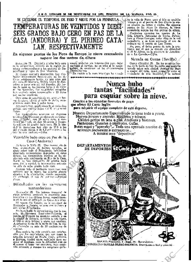 ABC MADRID 26-11-1971 página 55