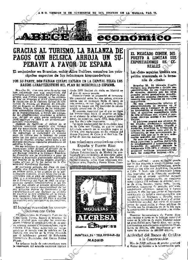 ABC MADRID 26-11-1971 página 75