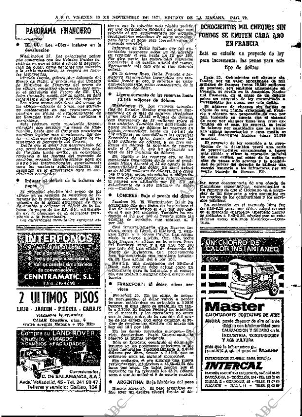 ABC MADRID 26-11-1971 página 79