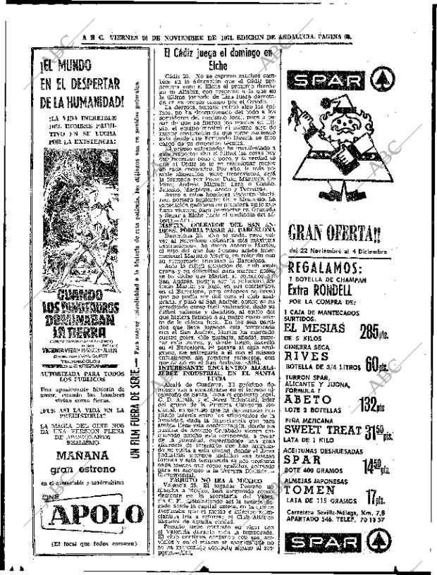 ABC SEVILLA 26-11-1971 página 60