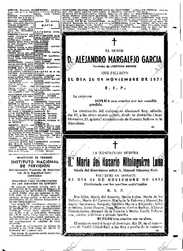 ABC MADRID 27-11-1971 página 111