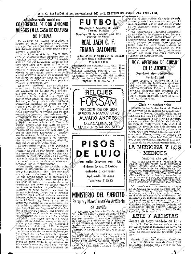 ABC SEVILLA 27-11-1971 página 57