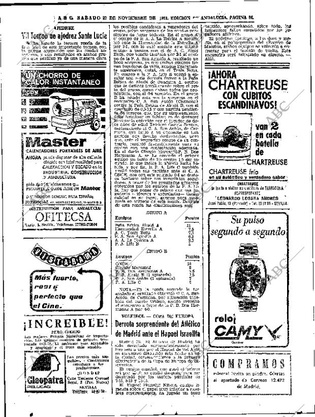 ABC SEVILLA 27-11-1971 página 64