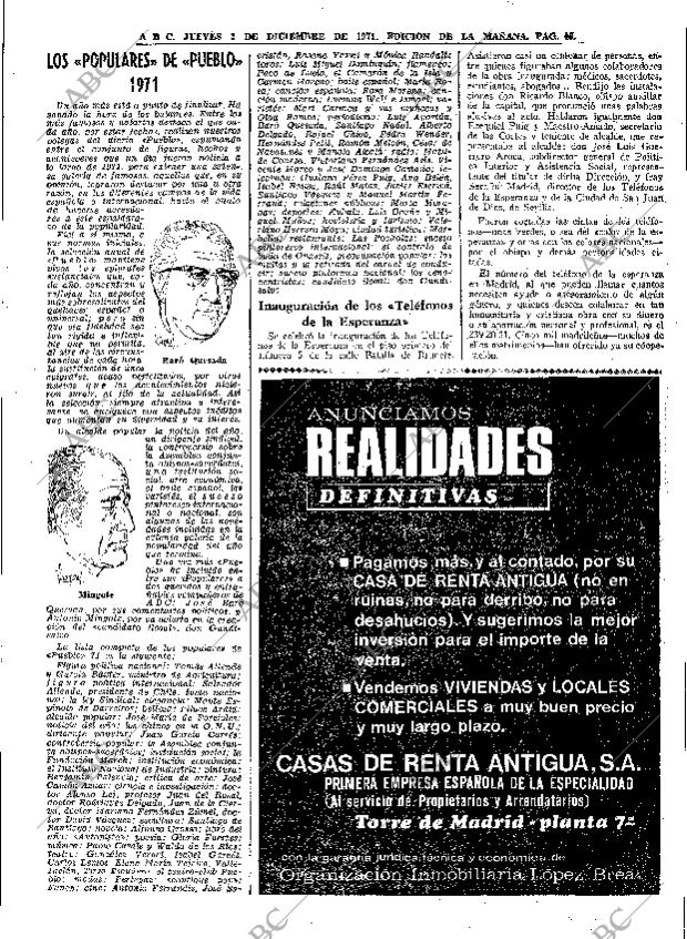 ABC MADRID 02-12-1971 página 45