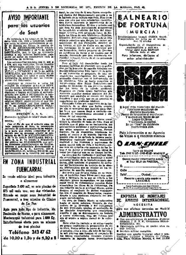 ABC MADRID 02-12-1971 página 48