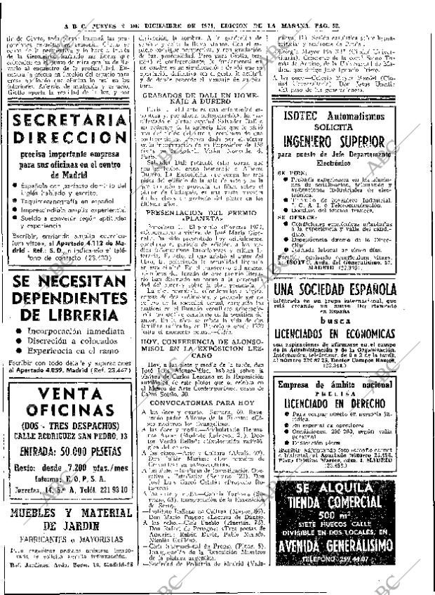 ABC MADRID 02-12-1971 página 52