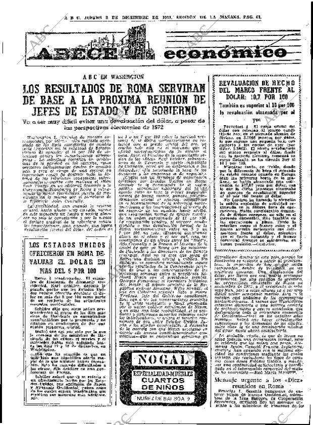 ABC MADRID 02-12-1971 página 61