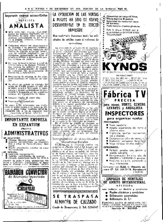 ABC MADRID 02-12-1971 página 64