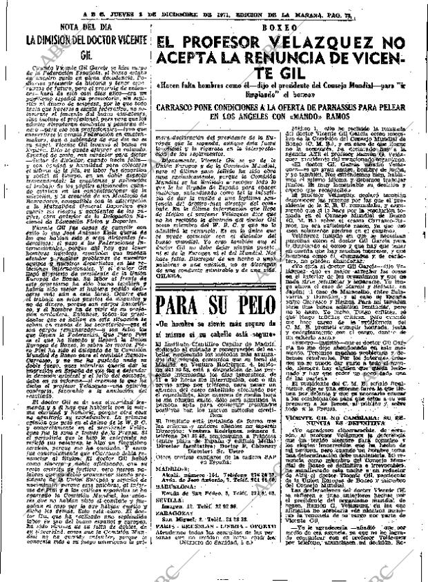 ABC MADRID 02-12-1971 página 73