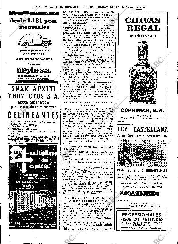 ABC MADRID 02-12-1971 página 74