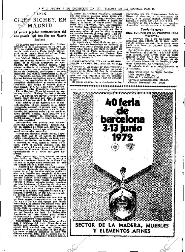 ABC MADRID 02-12-1971 página 77