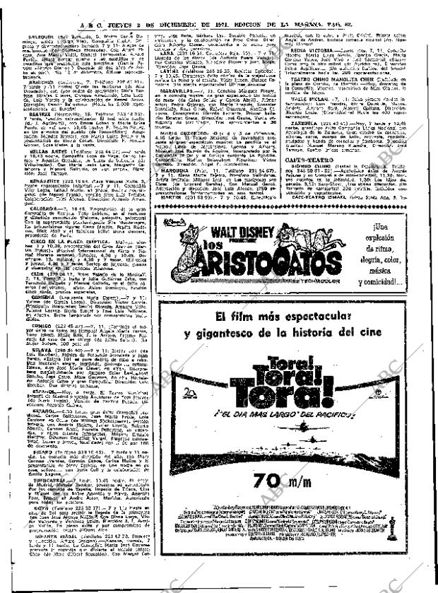 ABC MADRID 02-12-1971 página 82