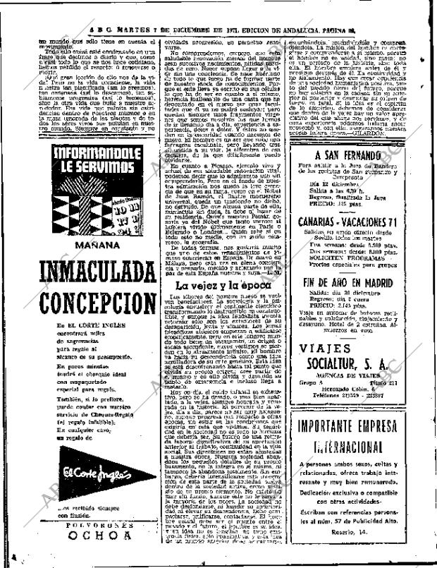 ABC SEVILLA 07-12-1971 página 66