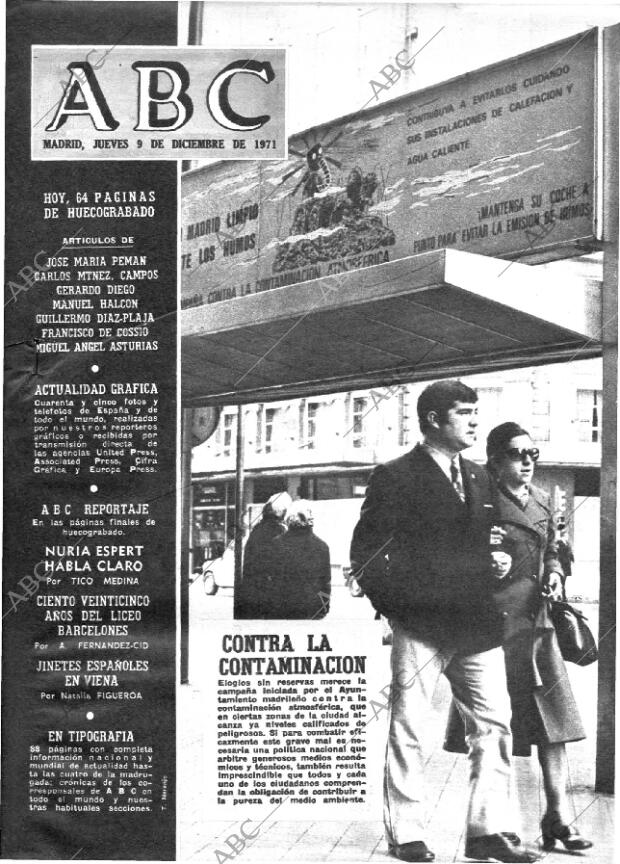 ABC MADRID 09-12-1971 página 1