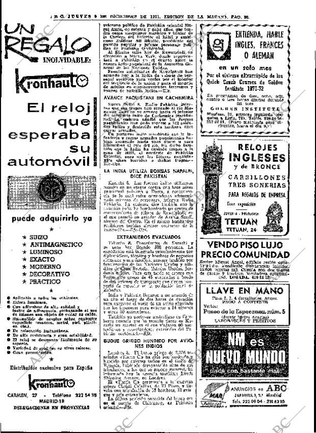 ABC MADRID 09-12-1971 página 36