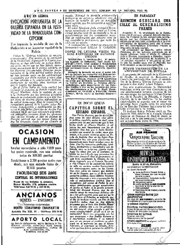 ABC MADRID 09-12-1971 página 41