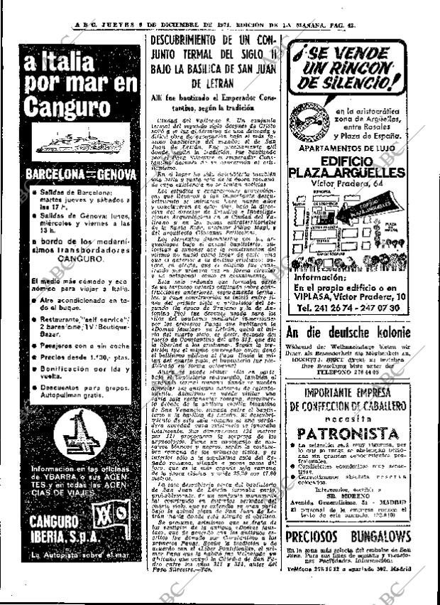 ABC MADRID 09-12-1971 página 42