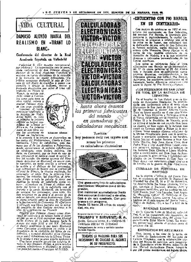 ABC MADRID 09-12-1971 página 65