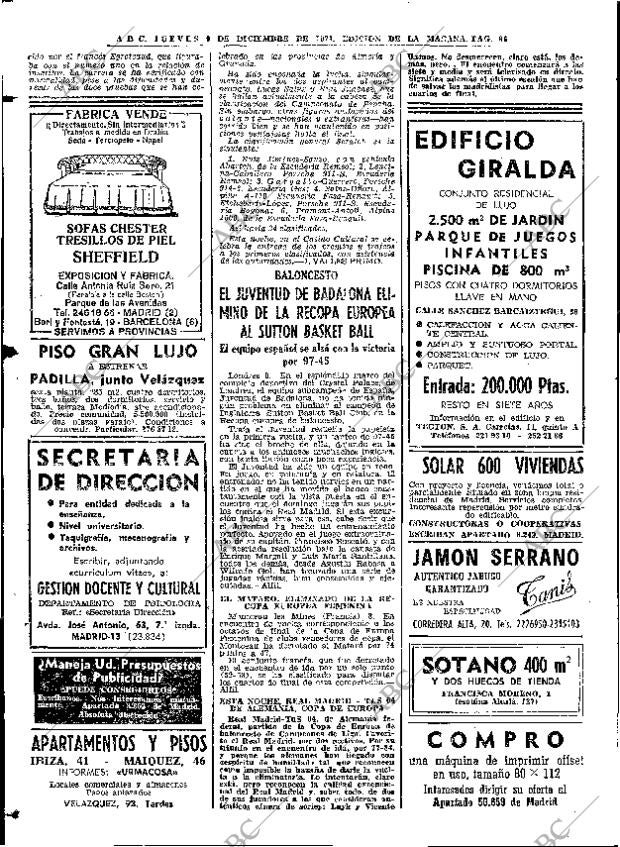 ABC MADRID 09-12-1971 página 86