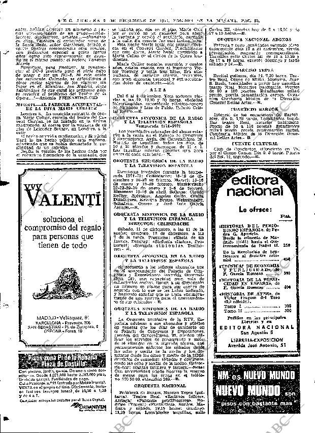 ABC MADRID 09-12-1971 página 92