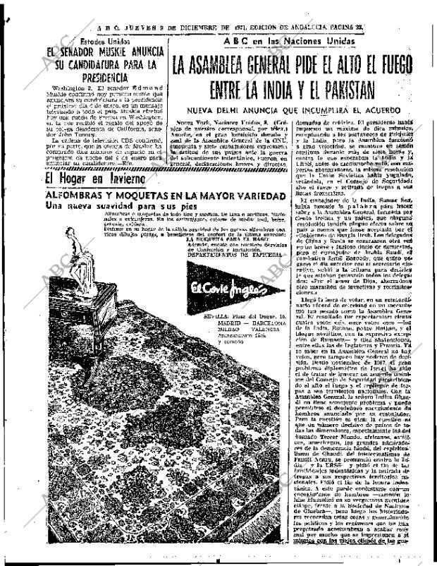 ABC SEVILLA 09-12-1971 página 33