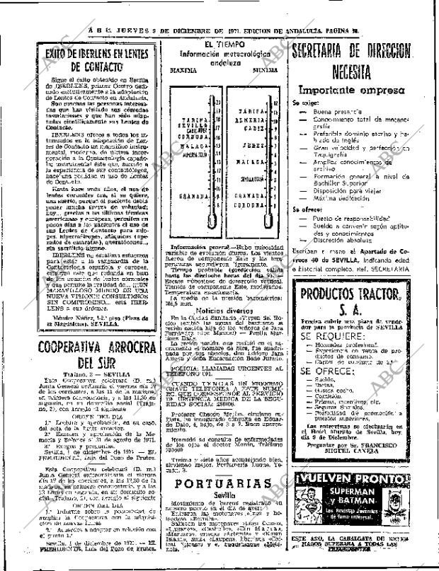 ABC SEVILLA 09-12-1971 página 50