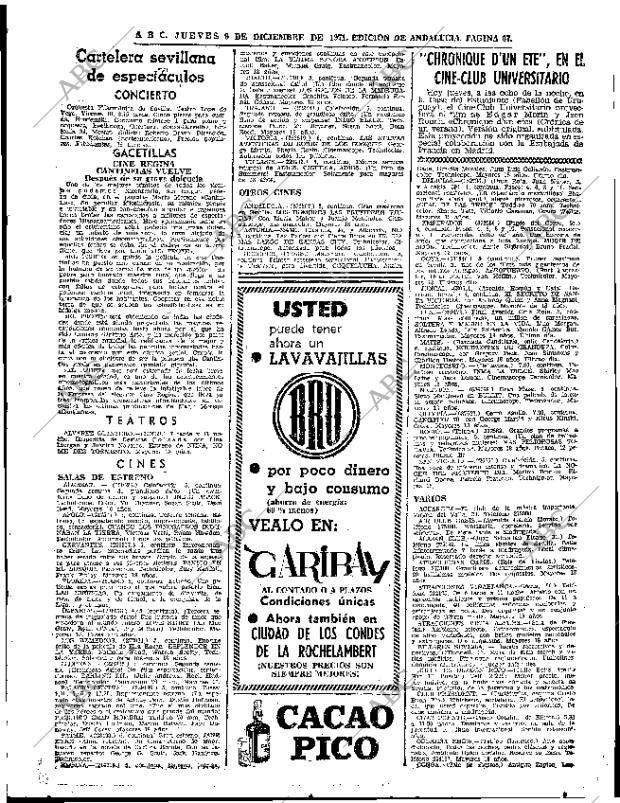 ABC SEVILLA 09-12-1971 página 67
