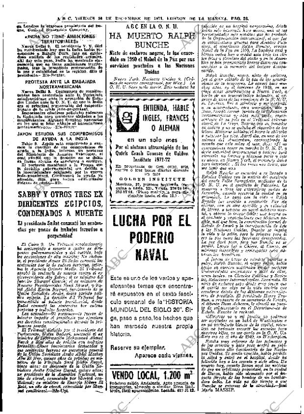 ABC MADRID 10-12-1971 página 26