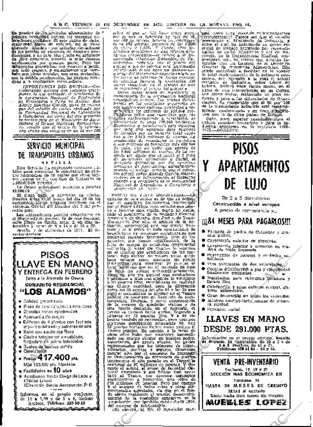 ABC MADRID 10-12-1971 página 64