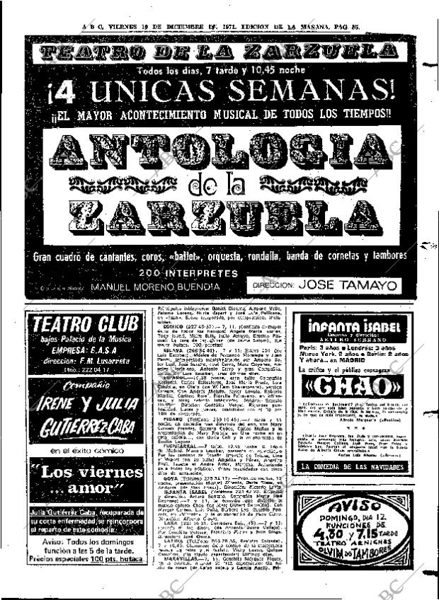 ABC MADRID 10-12-1971 página 85
