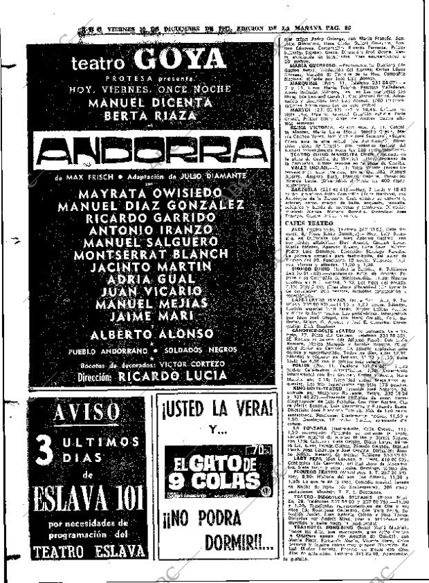 ABC MADRID 10-12-1971 página 86