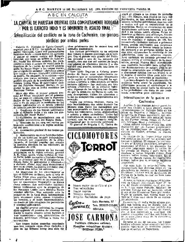 ABC SEVILLA 14-12-1971 página 16