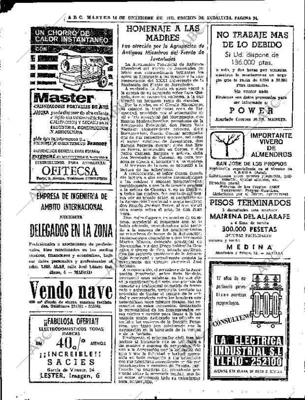 ABC SEVILLA 14-12-1971 página 34