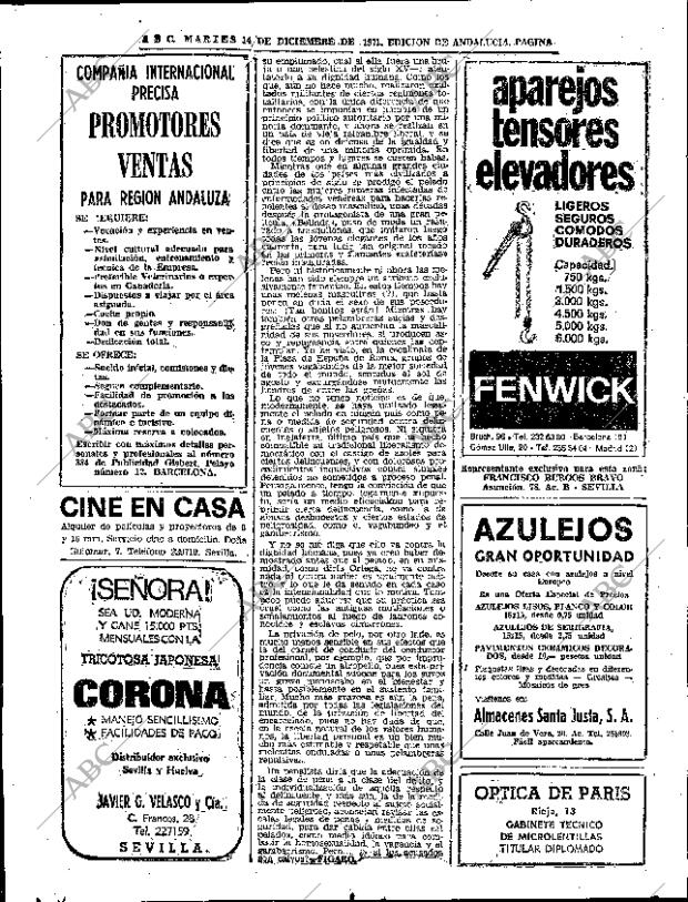 ABC SEVILLA 14-12-1971 página 78