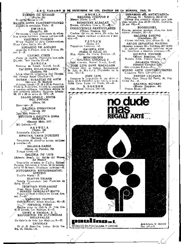 ABC MADRID 18-12-1971 página 75