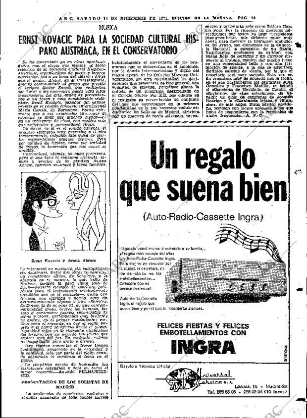 ABC MADRID 18-12-1971 página 95