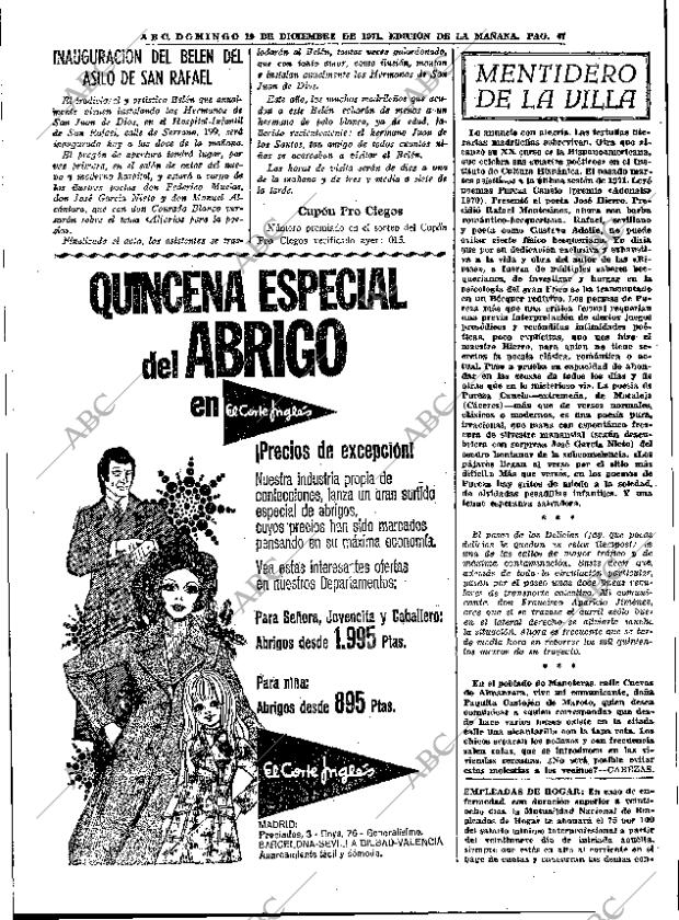 ABC MADRID 19-12-1971 página 47