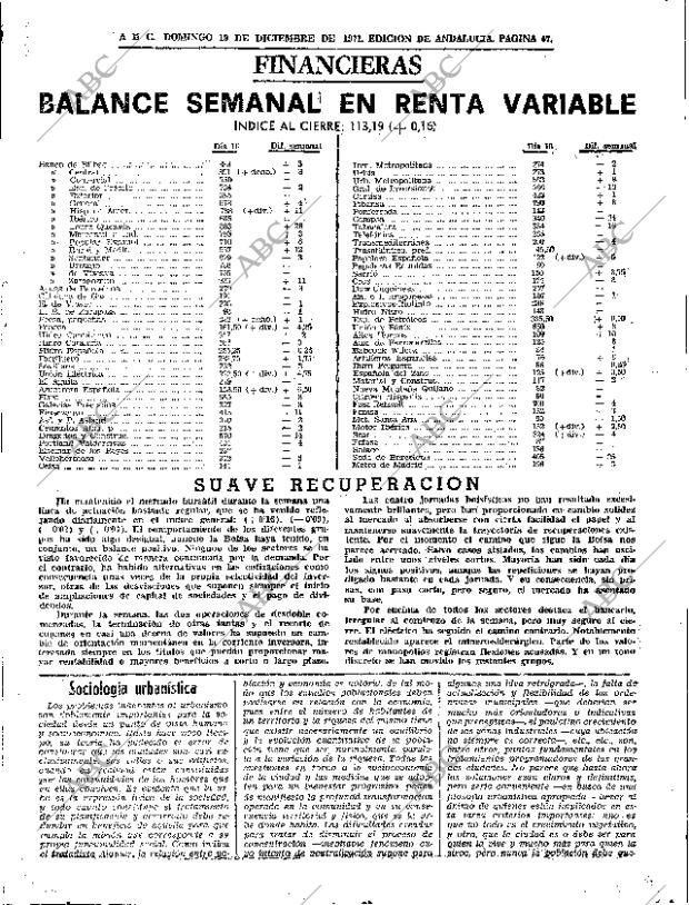 ABC SEVILLA 19-12-1971 página 47