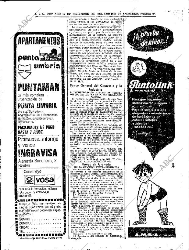 ABC SEVILLA 19-12-1971 página 48