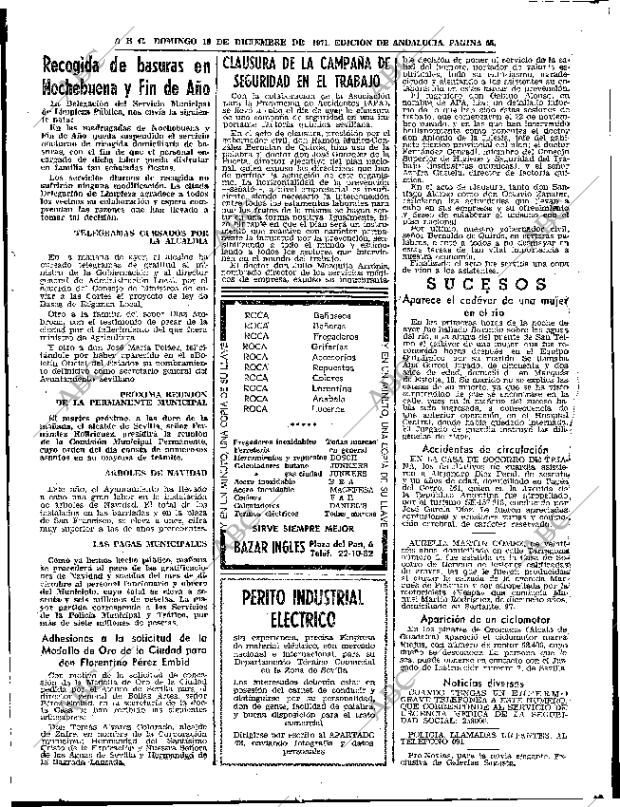 ABC SEVILLA 19-12-1971 página 55
