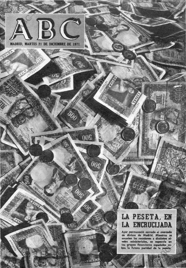 ABC MADRID 21-12-1971 página 1