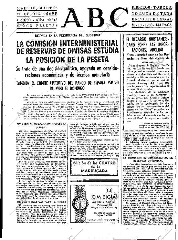 ABC MADRID 21-12-1971 página 25