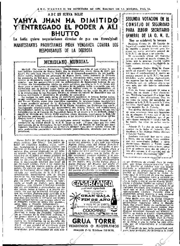 ABC MADRID 21-12-1971 página 27