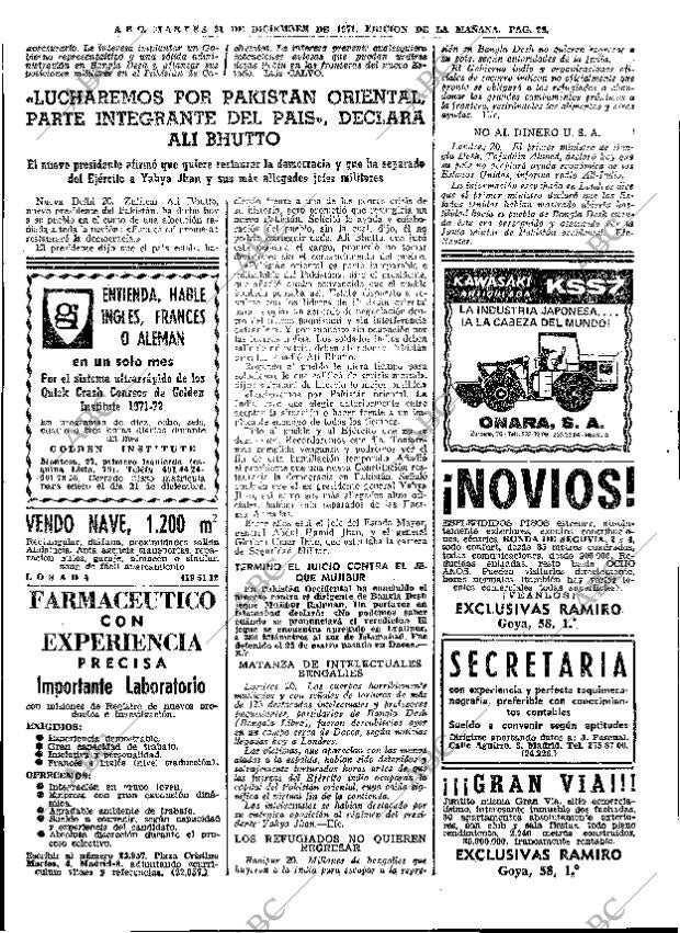 ABC MADRID 21-12-1971 página 28