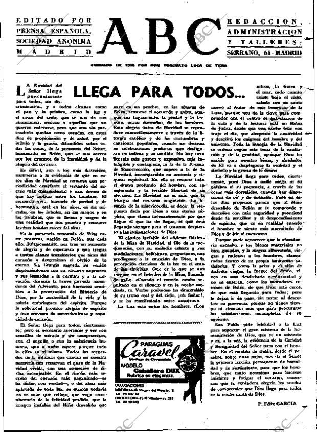 ABC MADRID 21-12-1971 página 3